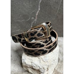 Leopard Belt - Taupe