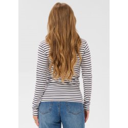 Liddy T-shirt-Chalk Graphite Blue Heart