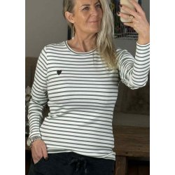 Liddy T-shirt- Chalk Sea Spray