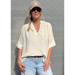 Lino Blouse- Burro