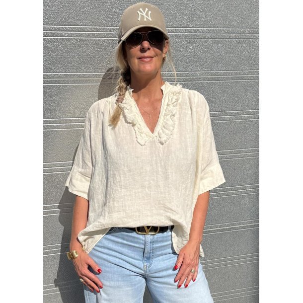 Lino Blouse- Burro