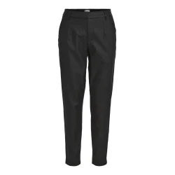 Belle Lisa Coated Pants- black