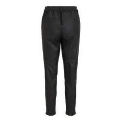 Belle Lisa Coated Pants- black