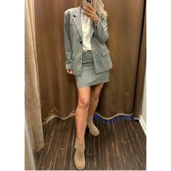 Lisa Lo Blazer- Medium grey humus 