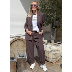 Lisa Lo Blazer- Seal Brown