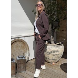 Lisa Lo Blazer- Seal Brown