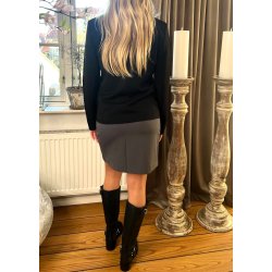 Lisa L/S Button Blazer- Black