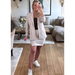 Lisa Mw Mini Skirt- Humus melange