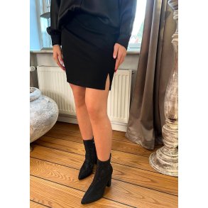 Lisa Mw Mini Skirt- Black