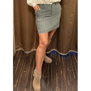 Lisa Mw Short Skirt- medium grey me