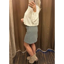 Lisa Mw Short Skirt- medium grey me