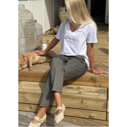 Lisa Slim Pants- Black Humus Tern