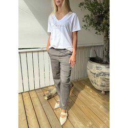 Lisa Slim Pants- Black Humus Tern