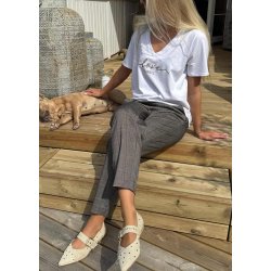 Lisa Slim Pants- Black Humus Tern