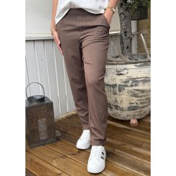 Lisa Slim Pants- Carafe Melange