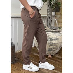 Lisa Slim Pants- Carafe Melange