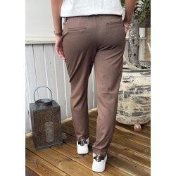 Lisa Slim Pants- Carafe Melange