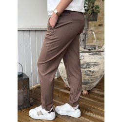 Lisa Slim Pants- Carafe Melange