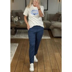 Lisa Slim Pants- Dark Denim