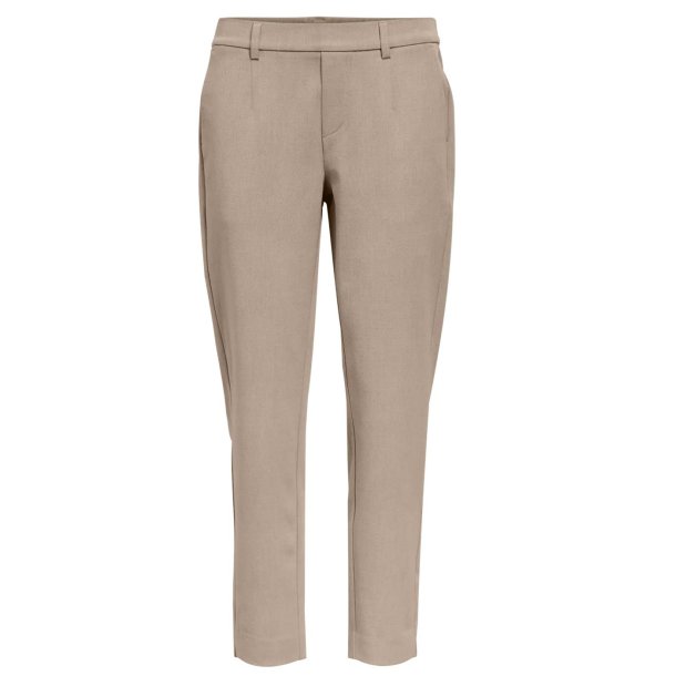 Lisa Slim Pants-Fossil/melange