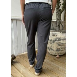 Lisa Slim Pants Tall- medium grey melange