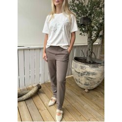 Lisa Slim Pants Tall- Morel
