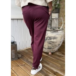 Lisa Slim Pants- Windsor Wine