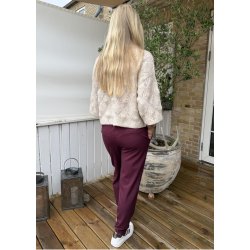 Lisa Slim Pants- Windsor Wine