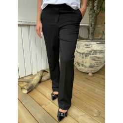 Lisa Straight Pants- Black