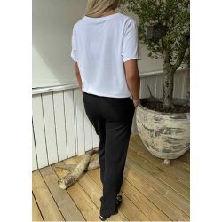 Lisa Straight Pants- Black