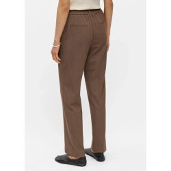 Lisa Straight Pants- Carafe Melange