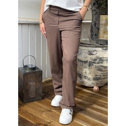 Lisa Straight Pants- Carafe Melange