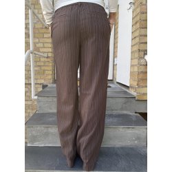 Lisa Wide Pants Aop- Seal B/W