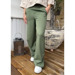 Lisa Wide Pants- Bronze Green