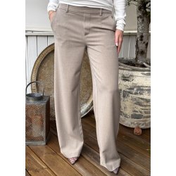 Lisa Wide Pants-Fossil/melange
