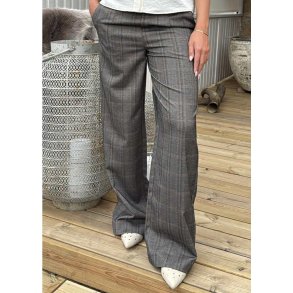 Lisa Wide Pants- Black Humus Tannin