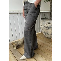 Lisa Wide Pants- Black Humus Tannin