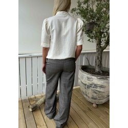 Lisa Wide Pants- Black Humus Tannin