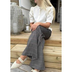 Lisa Wide Pants- Black Humus Tannin