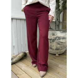 Lisa Wide Pants- Cabernet
