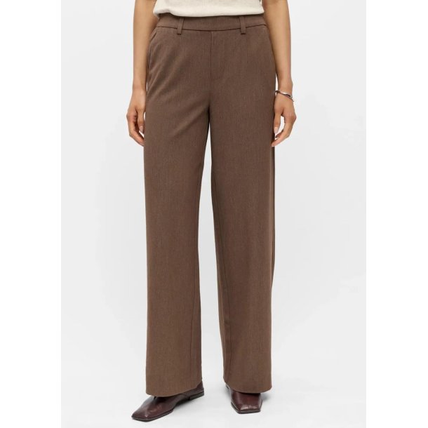 Lisa Wide Pants- Carafe Melange
