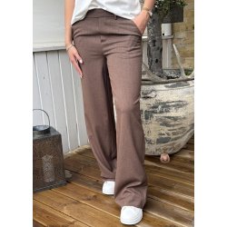 Lisa Wide Pants- Carafe Melange