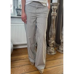 Lisa Wide Pants- Cloude dancer-morel