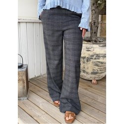 Lisa Wide Pants- Dark Grey Mel