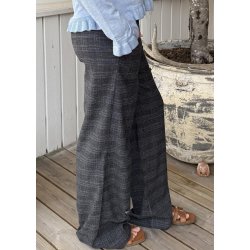Lisa Wide Pants- Dark Grey Mel