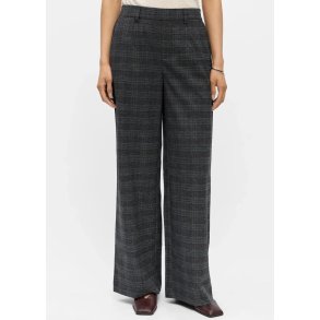 Lisa Wide Pants- Dark Grey Mel