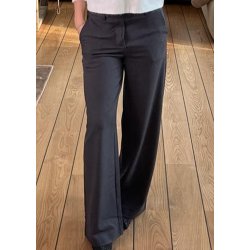 Lisa Wide Pants- Grey Melange  