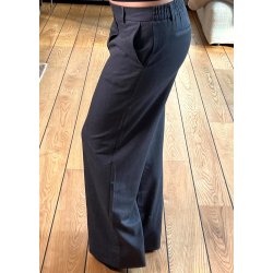 Lisa Wide Pants- Grey Melange  