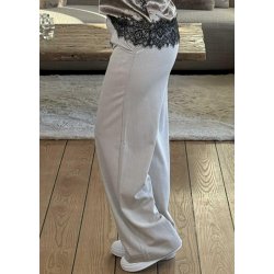 Lisa Wide Pants- Humus Melange