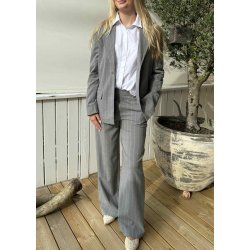 Lisa Wide Pants- medium grey mel hu